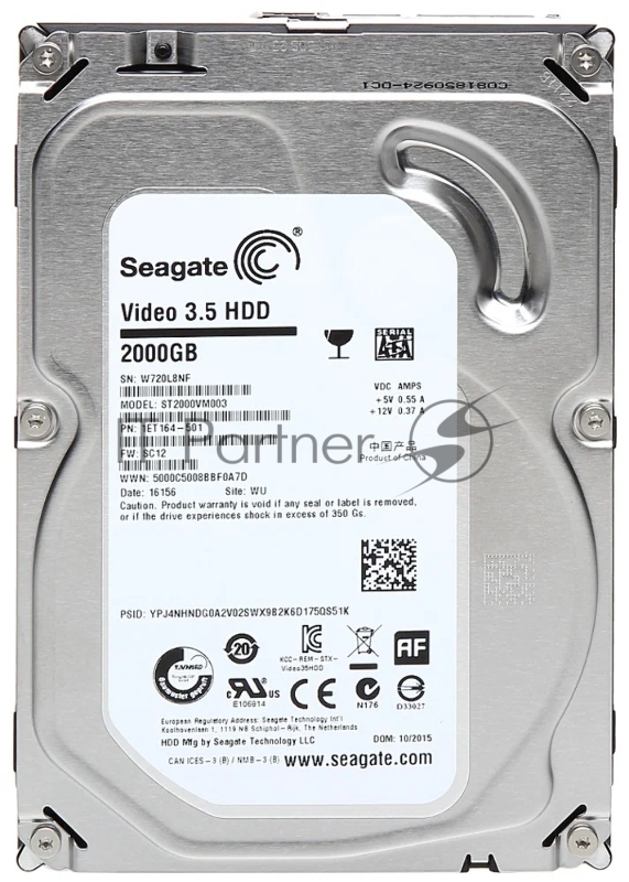 Жесткий диск Seagate Original SATA-II 2Tb ST2000VM003 (5900rpm) 64Mb 3.5