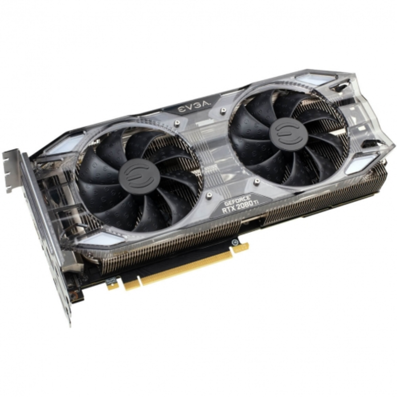 Видеокарта EVGA GeForce RTX 2080 XC ULTRA GAMING, PCI-Ex16 3.0, 8GB, GDDR6, 256bit, HDMI, 3xDP, USB Type-C, RTL (08G-P4-2183