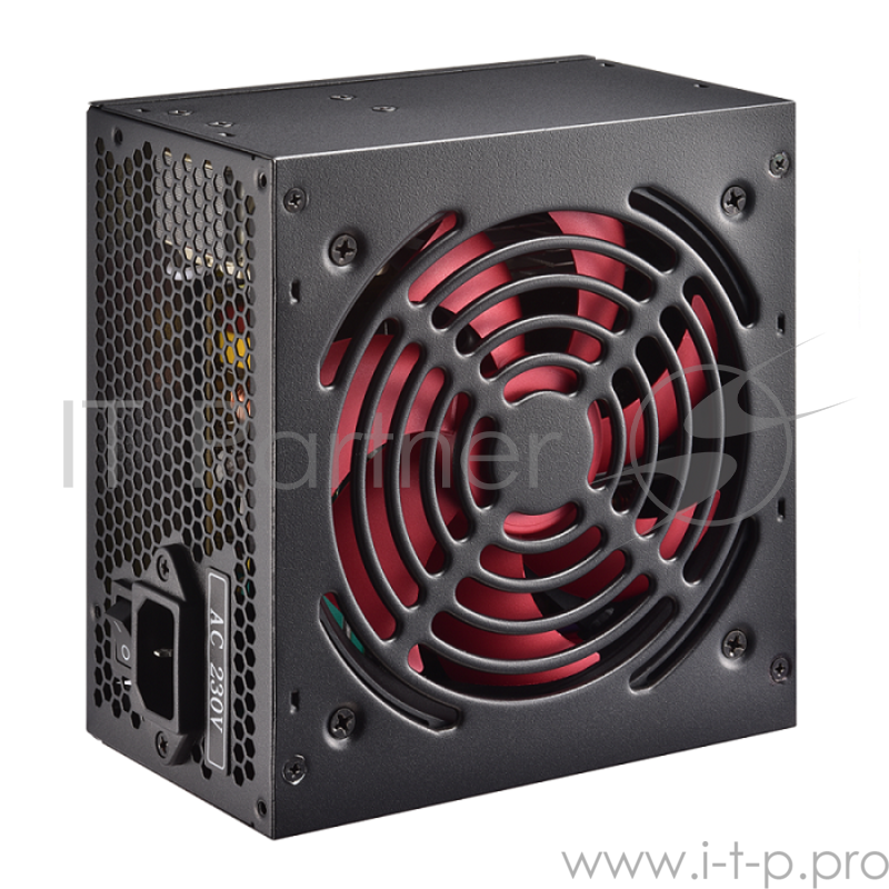 Блок питания XILENCE Redwing Series, XP500R7, 500W, CE, P.PFC, black coating, 12cm Red Fan, Standby (1W, Brown box