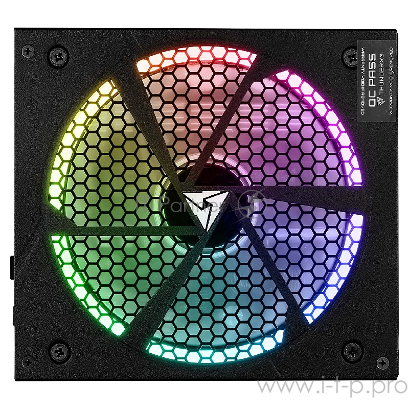 Блок питания ThunderX3 PLEXUS 700 (700 Вт, подсветка RGB, чёрный, 20+4 pin 1, 4+4pin 1, 4 х PATA, 6 х SATA, 4 х PCIe, 140 х 140 мм)