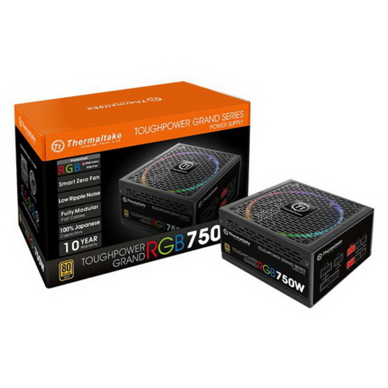 Блок питания THERMALTAKE PS-TPG-0750FPCGEU-R, Toughpower Grand/Fully Modular/750W/ATX 2.4 & EPS 2.92/A-PFC/14cm