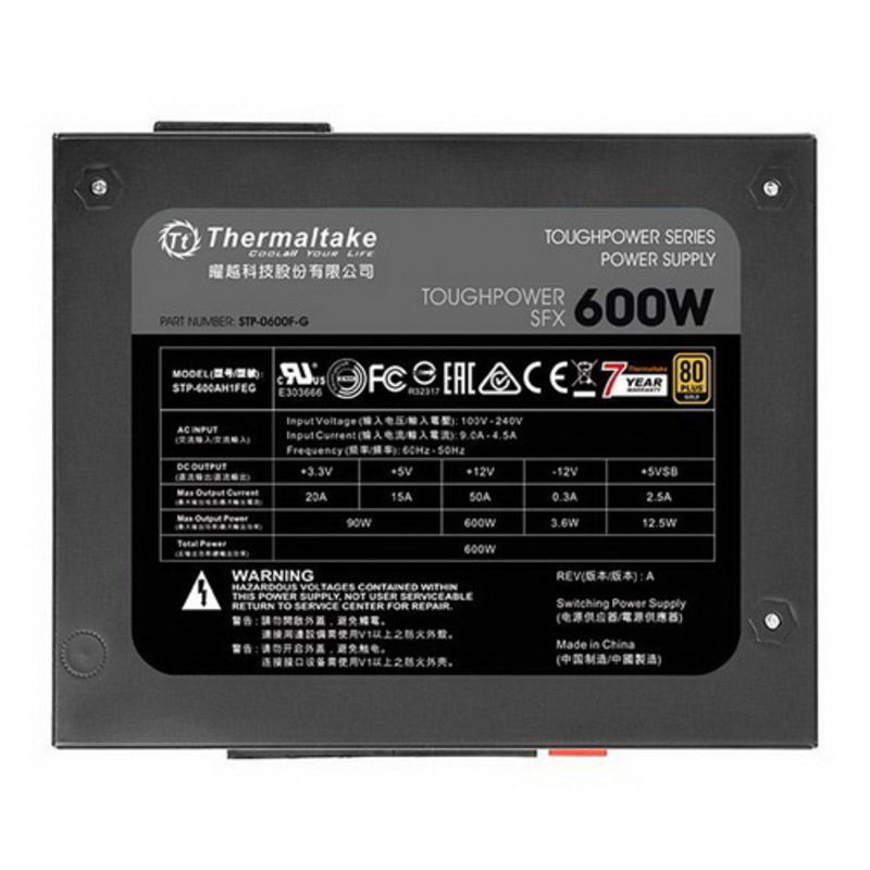 Блок питания Thermaltake PS-STP-0600FPCGEU-G Toughpower SFX/Fully Modular/600W