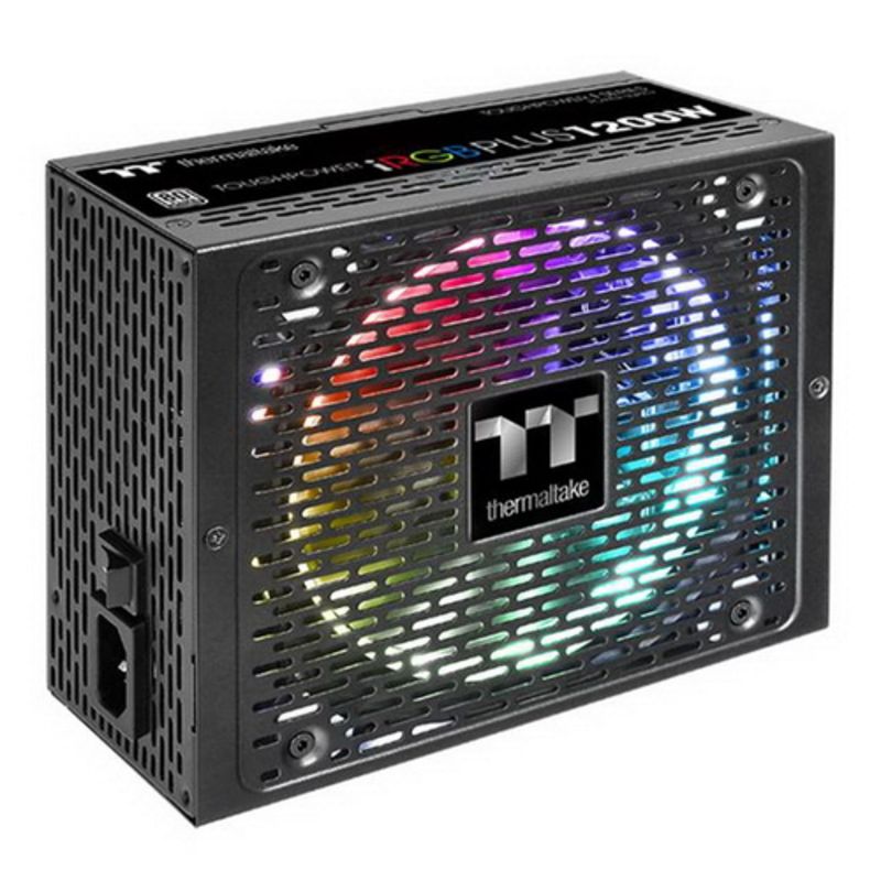 Блок питания Thermaltake ATX 1200W Toughpower iRGB Plus 80+ platinum (24+4+4pin) APFC 140mm fan colo