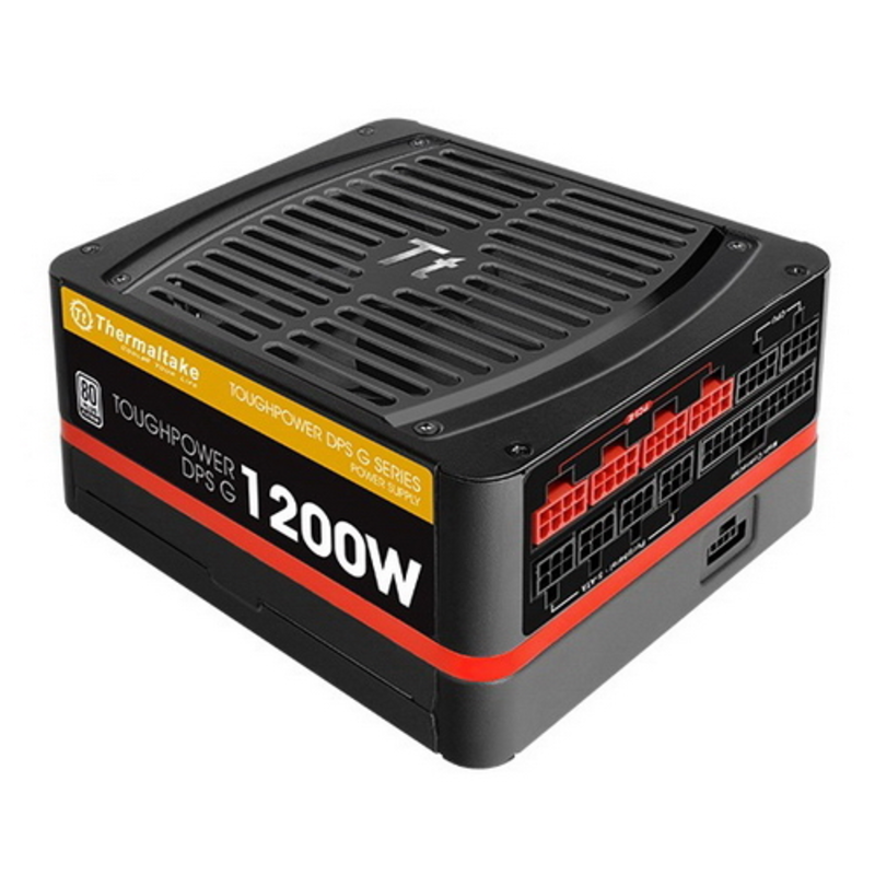 Блок питания Thermaltake ATX 1200W ToughPower DPS G 80+ platinum (24+4+4pin) APFC 140mm fan 12xSATA