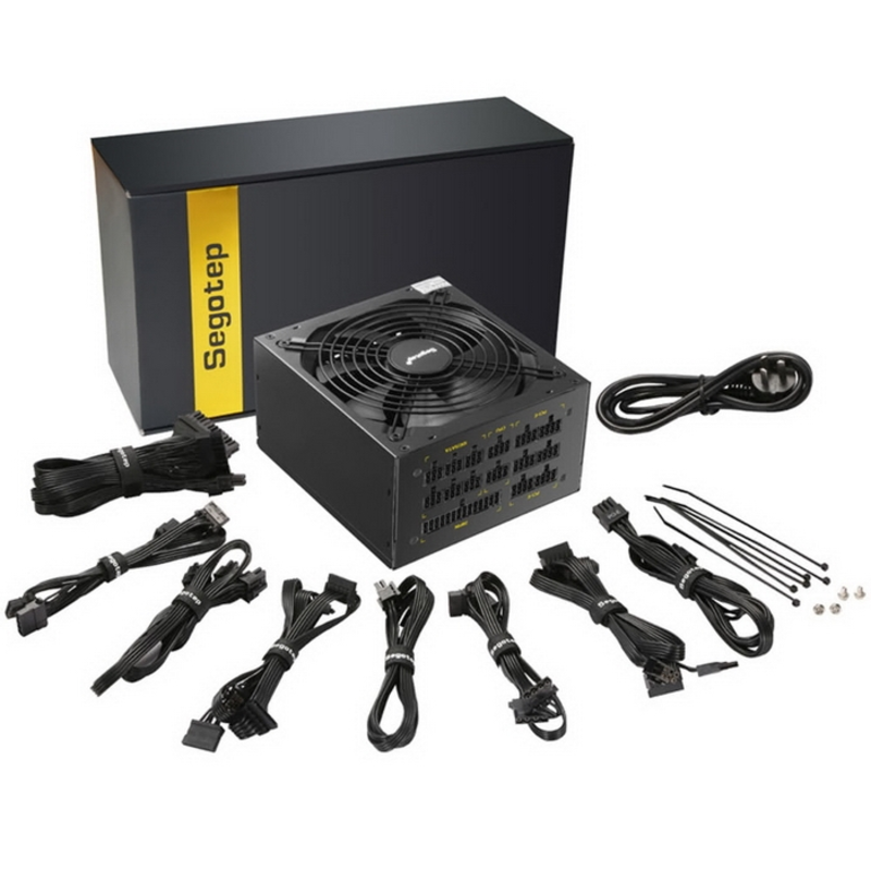 Блок питания Segotep GP1350G Segotep GP1350G 1250W, 80Plus Gold, full modular, RTL {5}