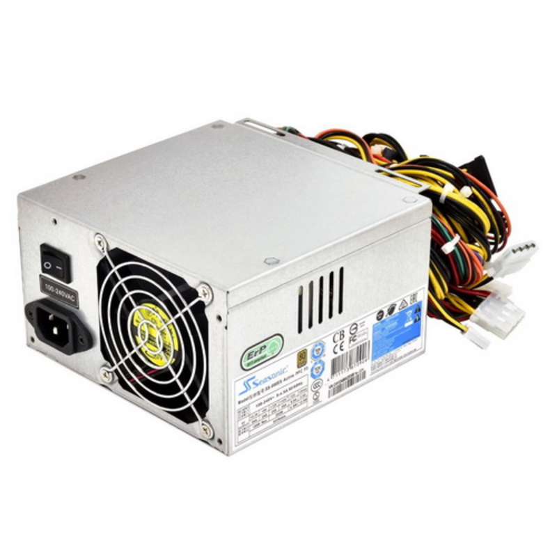 Блок питания Seasonic ATX 600W SS-600ES 80+ bronze (24+4+4pin) APFC 80mm fan 6xSATA