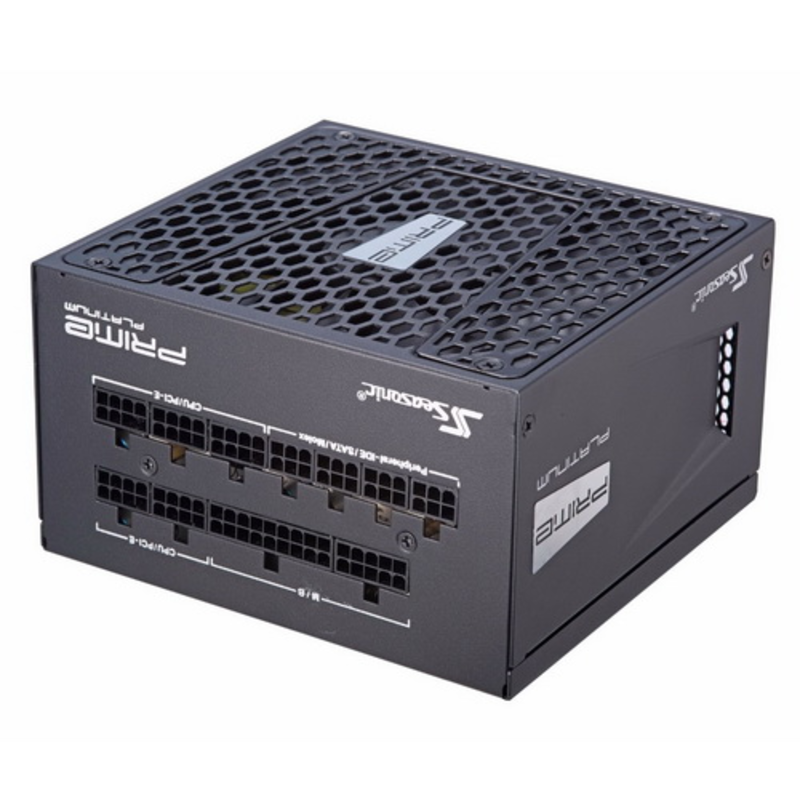 Блок питания Seasonic ATX 1000W PRIME PLATINUM SSR-1000PD 80+ platinum (24+4+4pin) APFC 135mm fan 12