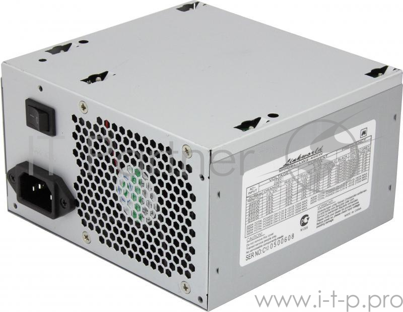 Блок питания LinkWorld ATX 400W LW2-400W (24+4pin) 80mm fan 3xSATA RTL