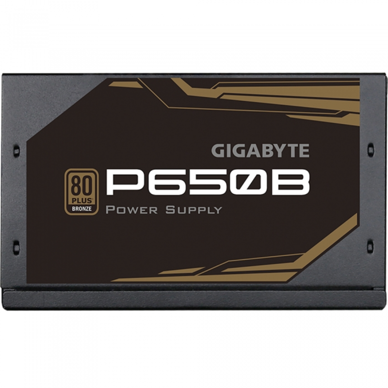 Блок питания Gigabyte ATX 650W GP-P650B 80+ bronze (24+4+4pin) APFC 120mm fan 6xSATA RTL