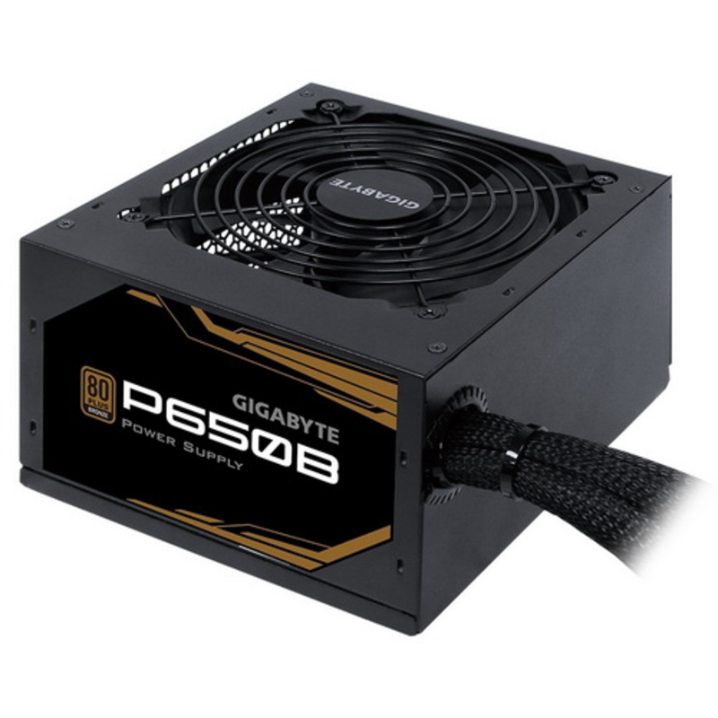 Блок питания Gigabyte ATX 650W GP-P650B 80+ bronze (24+4+4pin) APFC 120mm fan 6xSATA RTL
