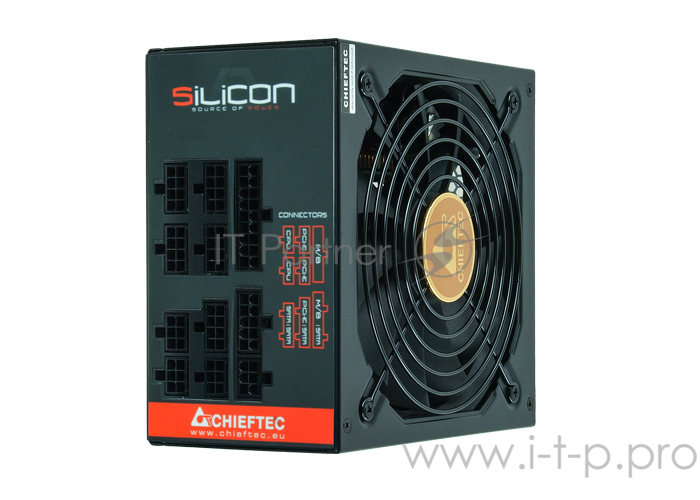 Блок питания Chieftec Silicon SLC-650C (ATX 2.3, 650W, 80 PLUS BRONZE, Active PFC, 140mm fan, Full C