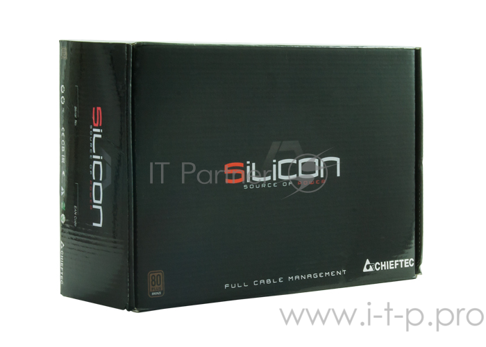 Блок питания Chieftec Silicon SLC-650C (ATX 2.3, 650W, 80 PLUS BRONZE, Active PFC, 140mm fan, Full C