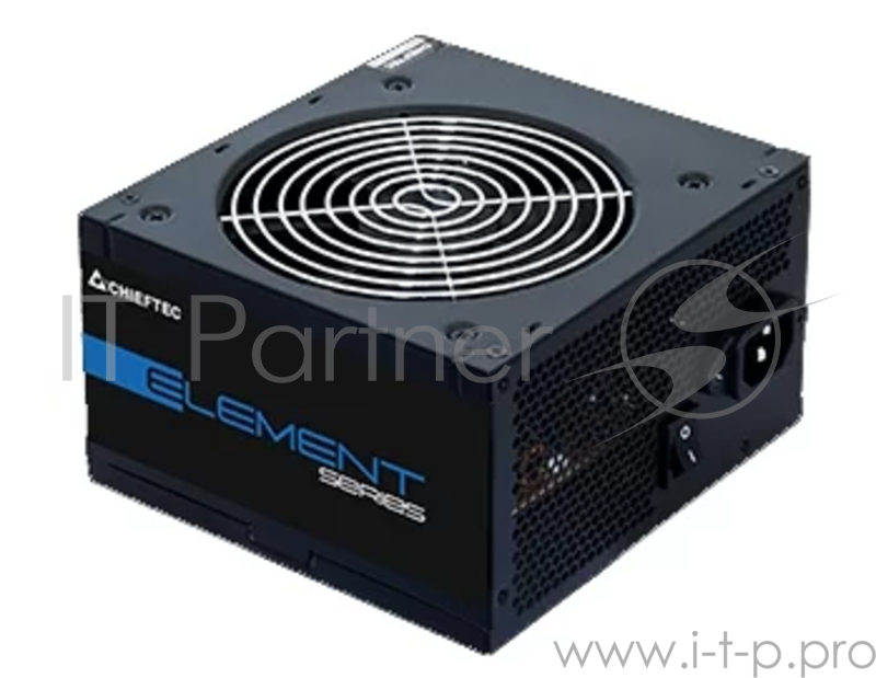 Блок питания Chieftec Element ELP-600S-Bulk (ATX 2.3, 600W, 85 PLUS, Active PFC, 120mm fan, power co