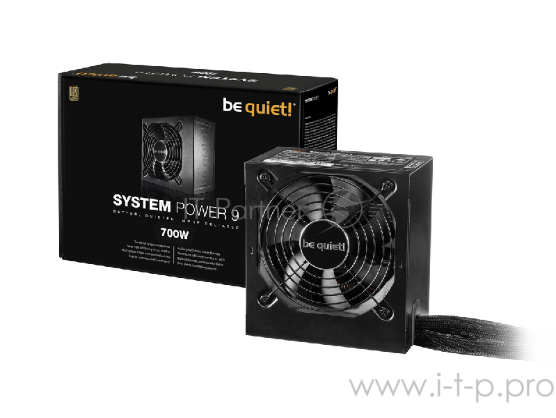 Блок питания BeQuiet System Power 9 700W v2.4, A.PFC, 80 Plus Bronze, Fan 12 cm, Retail
