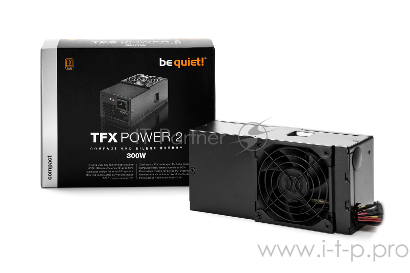 Блок питания BE QUIET! TFX POWER 2 300W BRONZE / TFX 12V 2.4 / Active PFC / 80+ Bronze / 80mm fan /