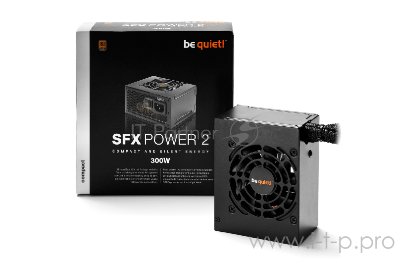 Блок питания BE QUIET! SFX POWER 2 300W / SFX 12V 3.3 / Active PFC / 80+ Bronze / 80mm fan / BN226 /
