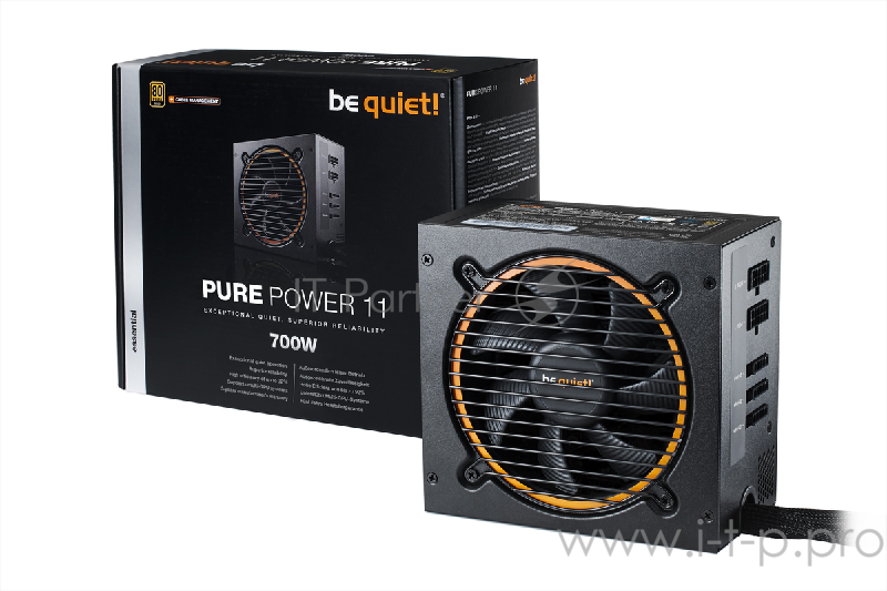 Блок питания be quiet! PURE POWER 11-CM 700W / ATX 2.4, Active PFC, 80PLUS Gold, 120mm fan, CM / BN2