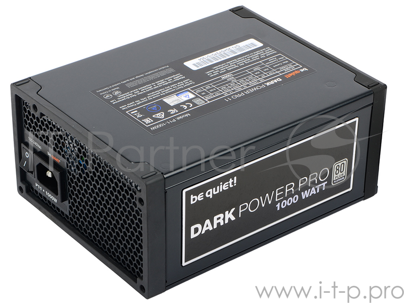 Блок питания BE QUIET! DARK POWER PRO 11 1000W / ATX 2.4 / Active PFC / 80+ Platinum / 8xPCIE6+2pin