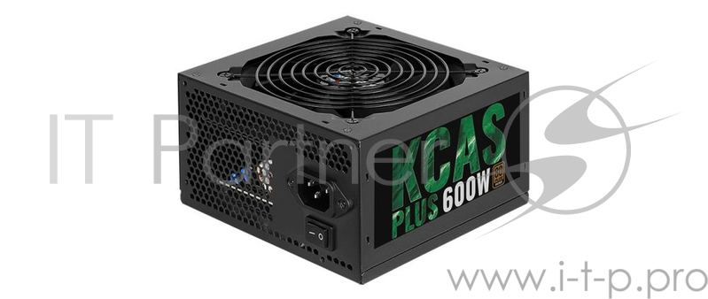 Блок питания Aerocool ATX 600W KCAS-600W PLUS 80+ bronze (24+4+4pin) APFC 120mm fan 7xSATA RTL