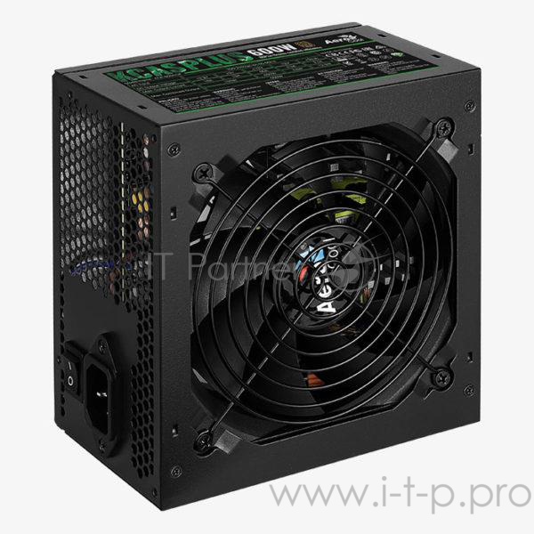 Блок питания Aerocool ATX 600W KCAS-600W PLUS 80+ bronze (24+4+4pin) APFC 120mm fan 7xSATA RTL