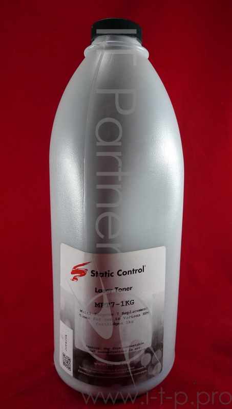 Тонер Static Control для HP LJ P1005/1006/1505, Bk, 1 кг, флакон