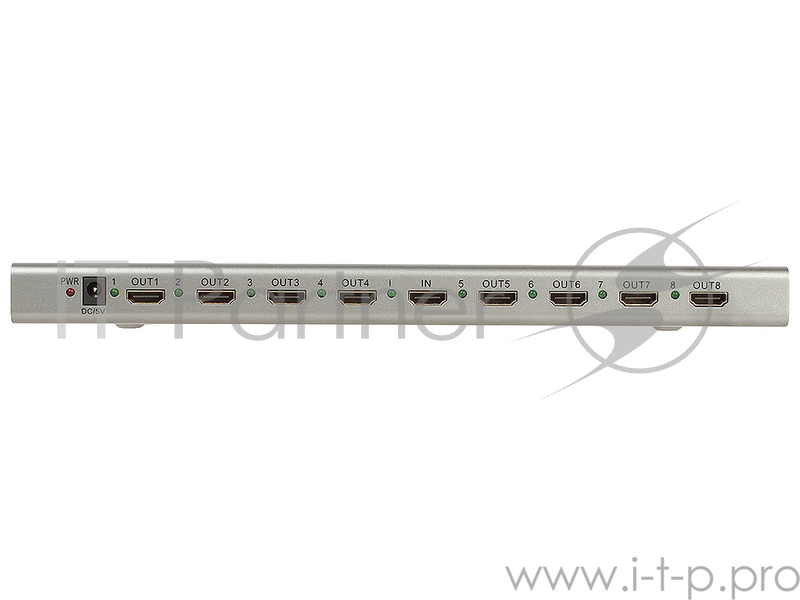 Разветвитель Orient HSP0108H-2.0, HDMI 4K Splitter 1-)8, HDMI 2.0/3D, UHDTV 4K/ 60Hz (3840x2160)/HDT