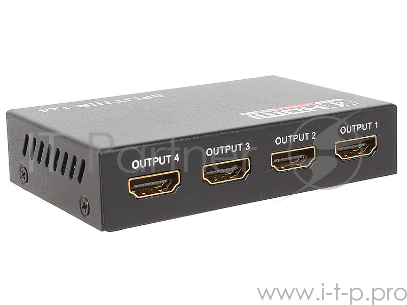 Разветвитель HDMI Splitter Orient HSP0104N, 1-)4, HDMI 1.4/3D, HDTV1080p/1080i/720p, HDCP1.2, внешни