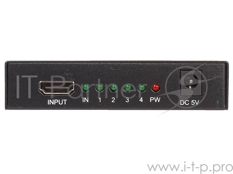 Разветвитель HDMI 1=)4 Telecom (TTS5020), каскадируемый , 1.4v+3D