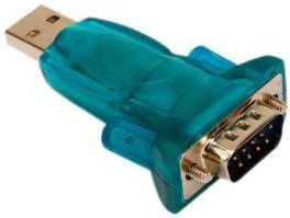 Переходник ORIENT UAS-002, адаптер USB Am to RS232 DB9M (WCH CH340), крепеж разъема - винты