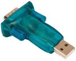 Переходник ORIENT UAS-002, адаптер USB Am to RS232 DB9M (WCH CH340), крепеж разъема - винты