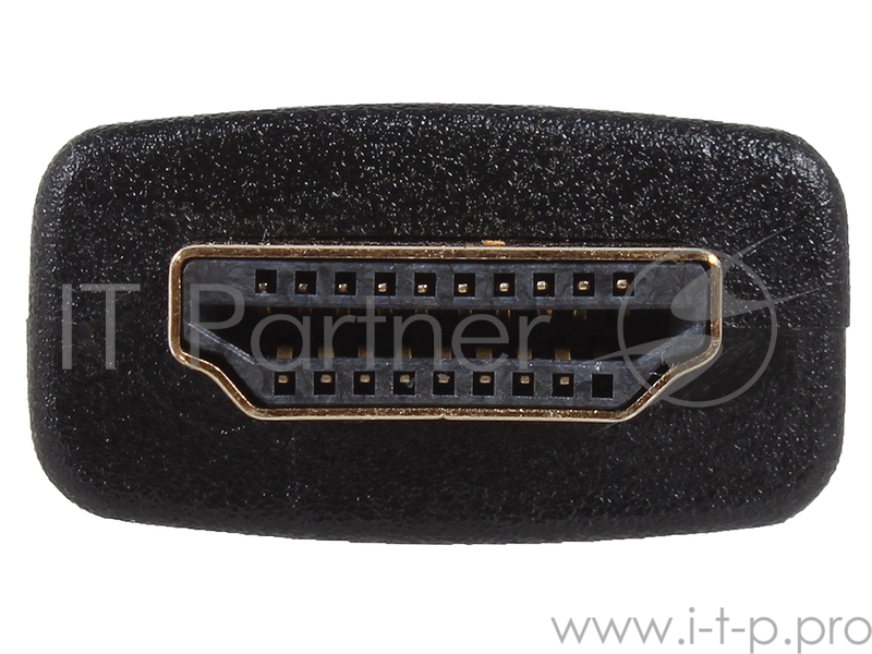 Переходник 3Cott 3C-HDMIM-HDMIM-AD208GP, с HDMI A/M на HDMI A/M, позолоченные коннекторы, черный