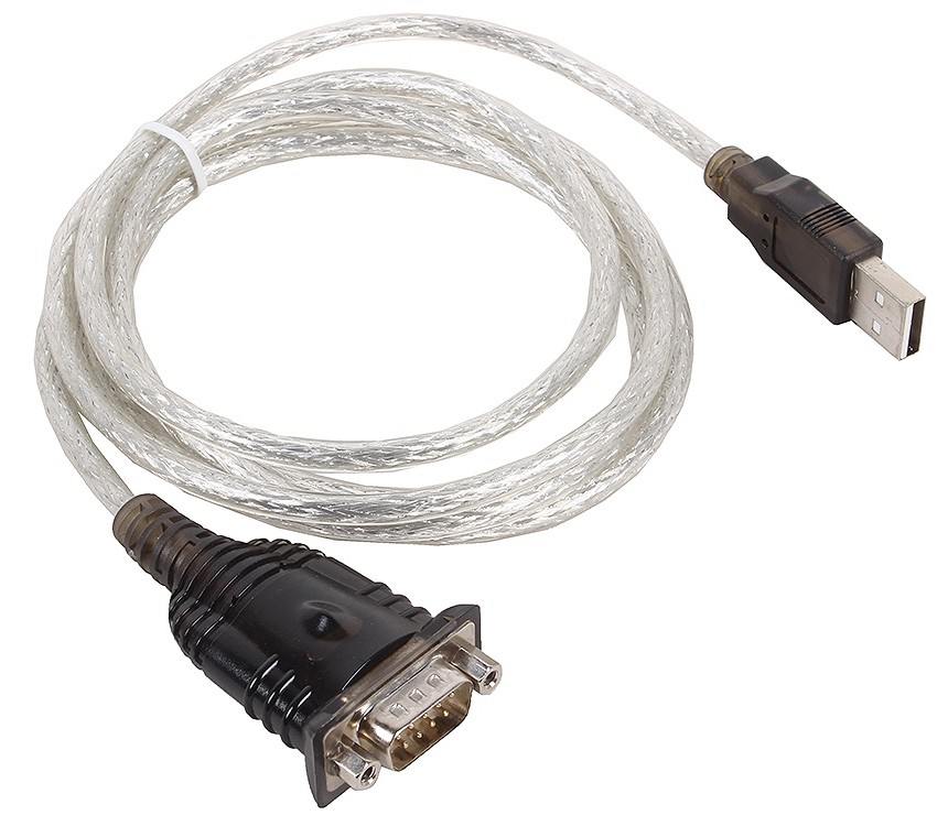 Кабель-адаптер USB AM (-) COM DB9M(RS232) Orient USS-111N18, chipset Prolific PL2303TA, поддержка Wi