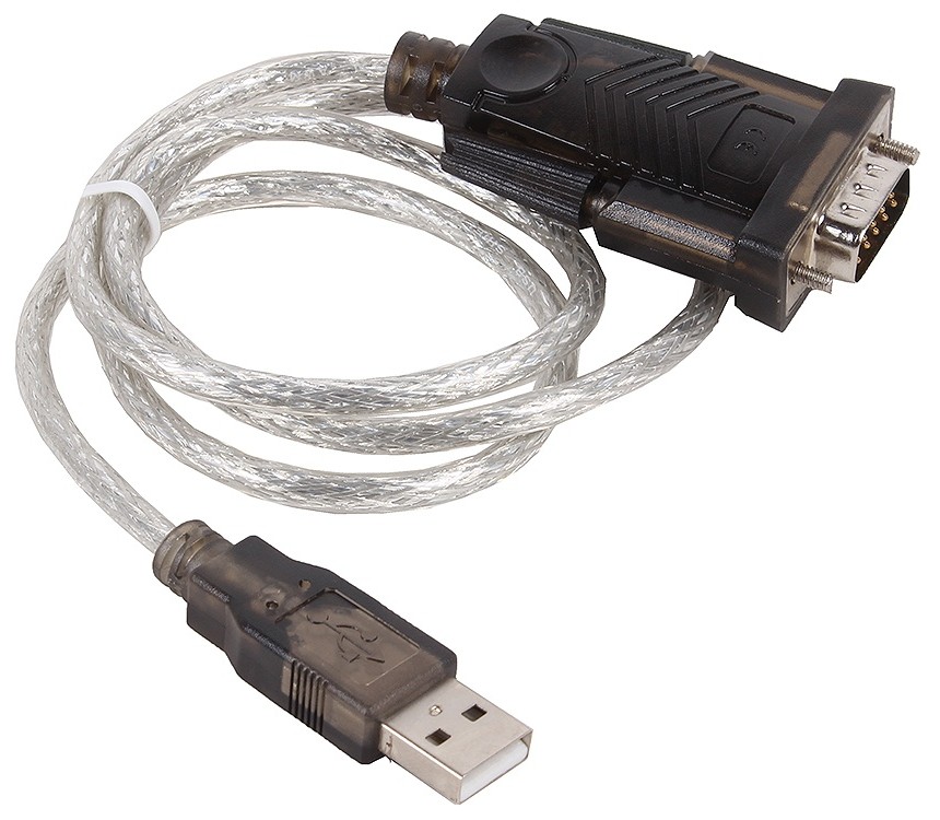 Кабель-адаптер USB AM (-) COM DB9M(RS232) Orient USS-101N,chipset Prolific PL2303TA, поддержка Win 8