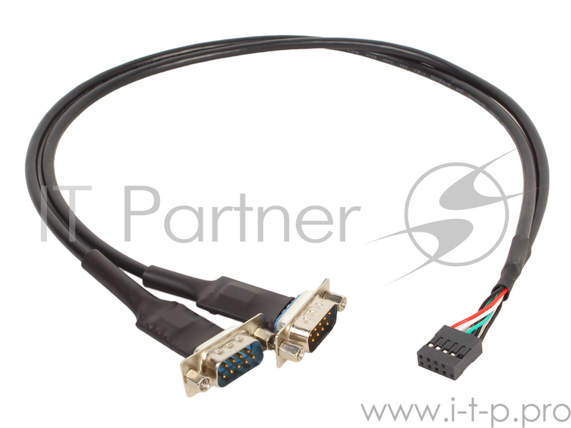 Кабель-адаптер ORIENT UMB-2S, кабель-адаптер для подключение к мат.плате, USB (8pin) -) 2xRS232 DB9M