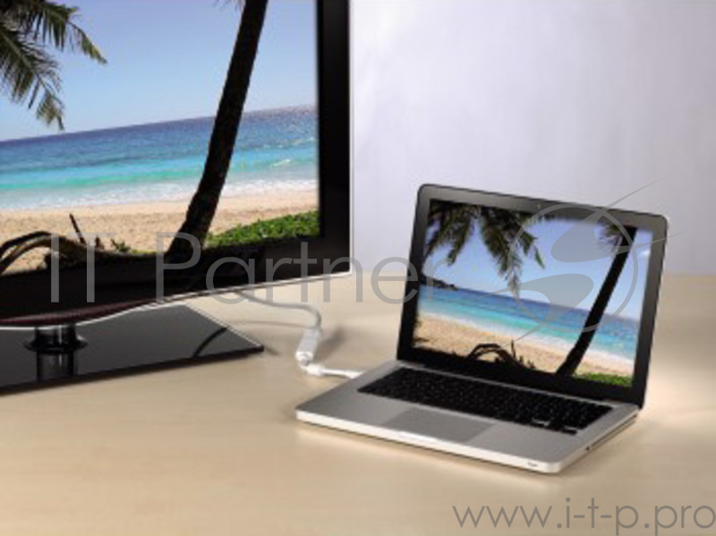 Адаптер Video Hama DisplayPort mini (m)/DVI-D(f) 0.1м феррит.кольца экран. Позолоченные контакты