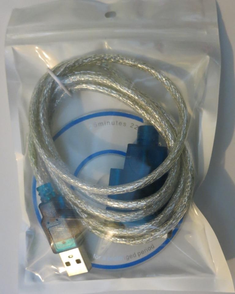 Адаптер ORIENT USS-112, USB Am to RS232 DB9M (WCH CH340, поддержка Win 8.x/10), 1.2м, крепеж