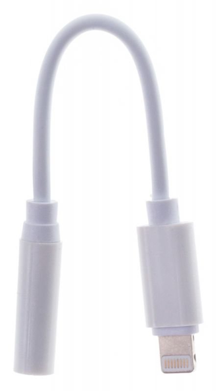 Адаптер Buro MFI BHP RET ADA_LGHT-JCK Lightning (m) mini-Jack 3.5 (f) белый