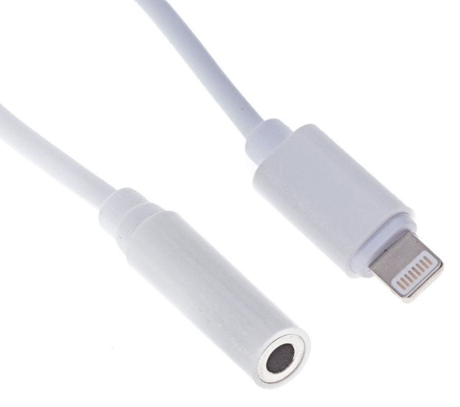 Адаптер Buro MFI BHP RET ADA_LGHT-JCK Lightning (m) mini-Jack 3.5 (f) белый