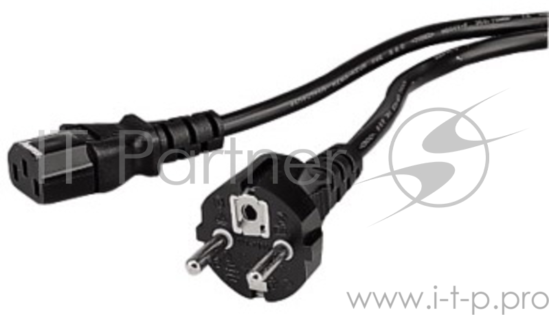 Кабель сетевой Hama H-44219 3-pin/евровилка 1.5м (00044219)