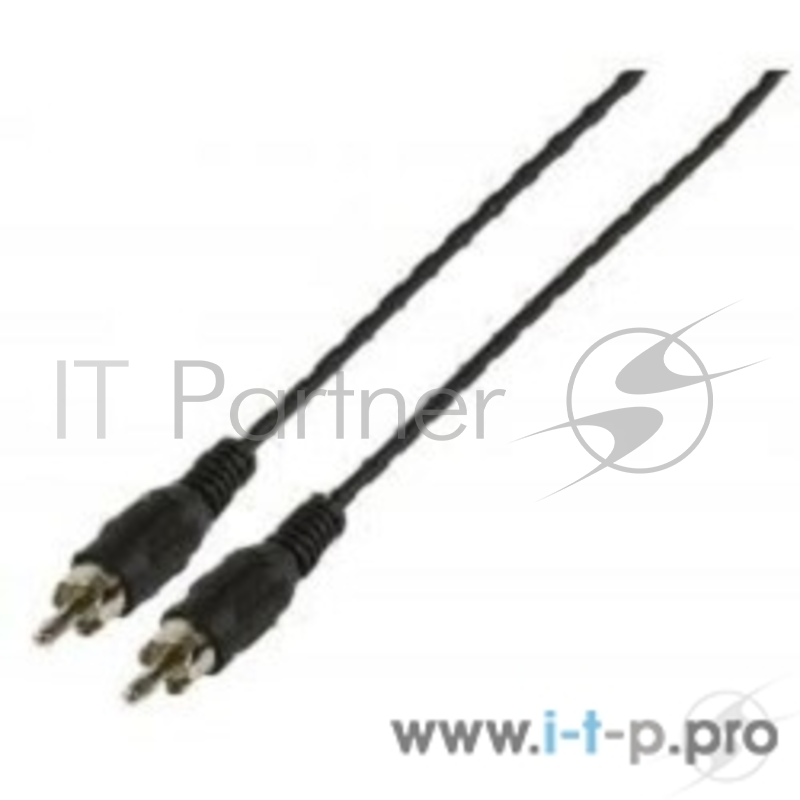 Кабель соединительный RCA (M) - RCA (M) черный 3m, Telecom (TAV4158-3M)