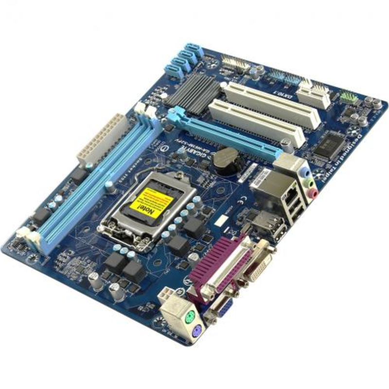 Мат. плата Socket1155 GIGABYTE GA-H61M-S2PV (iH61, 2xDDR3, SATA II, PCI-E, D-Sub, DVI, SB, 1Гбит LAN, USB2.0, mATX)