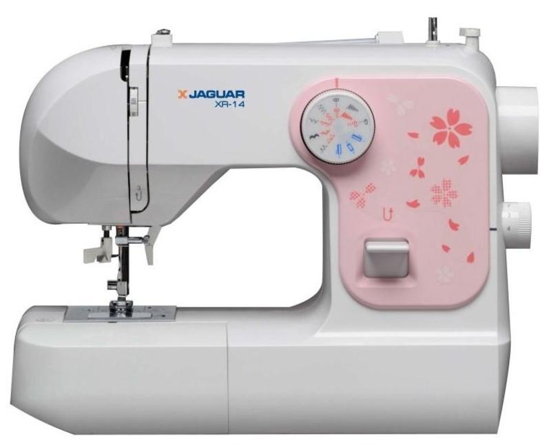 Швейная машина JAGUAR XR-14 белый/розовый
