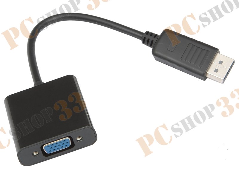 Кабель-переходник DisplayPort->D-Sub(F) Espada EPortM-VGA F20 (0.2м)