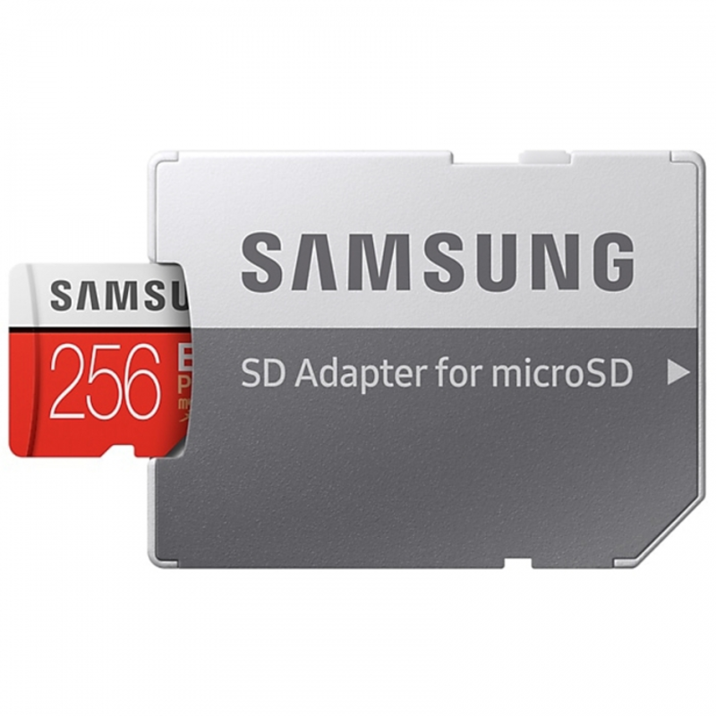 Карта памяти 256ГБ Samsung EVO Plus MB-MC256GA/RU microSD XC UHS-I + адаптер
