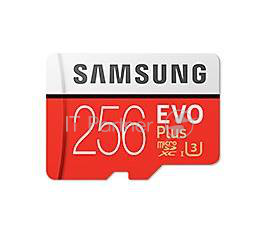 Карта памяти 256ГБ Samsung EVO Plus MB-MC256GA/RU microSD XC UHS-I + адаптер