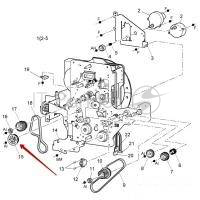 Шестерня регистрации XEROX DC535