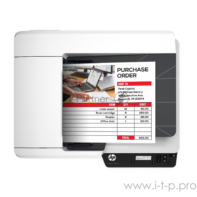 Сканер HP ScanJet Pro 3500 f1 A4, 1200x1200dpi, с автоподатч., бело-чёрный (USB3.0)