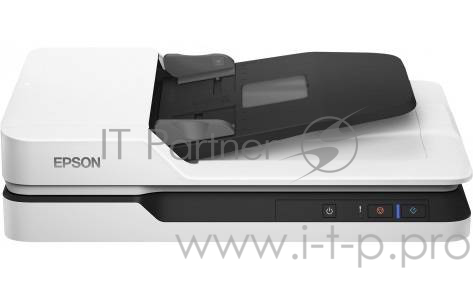 Сканер Epson WorkForce DS-1630 A4, 1200x1200dpi, с автоподатч., бело-черный (USB)