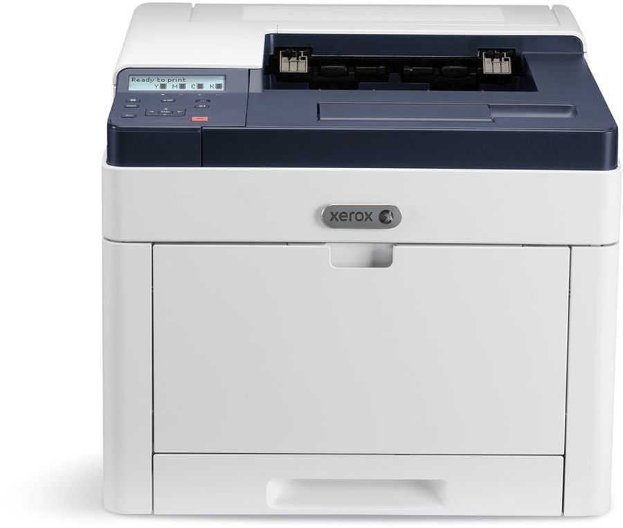 Цветной лазерный принтер Xerox Phaser 6510DN A4, 1200x2400dpi, бело-синий (USB3.0, LAN)