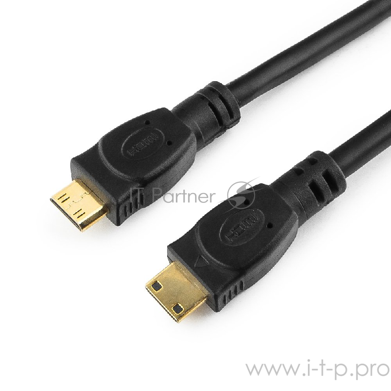 Кабель miniHDMI-miniHDMI Gembird/Cablexpert, v1.4, 19M/19M, 1.8м, черный, позол.разъемы,